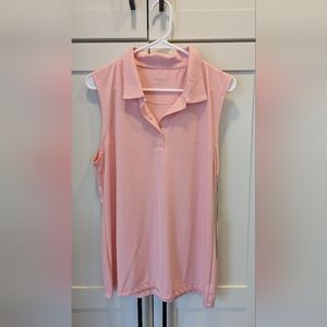 Maggie Lane Women's XL Pink Golf Polo Tank Top
